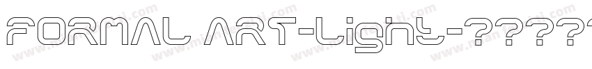 FORMAL ART-Light字体转换